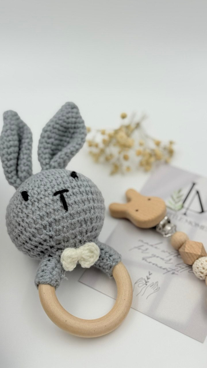 Geschenkset für Babys mit Hase