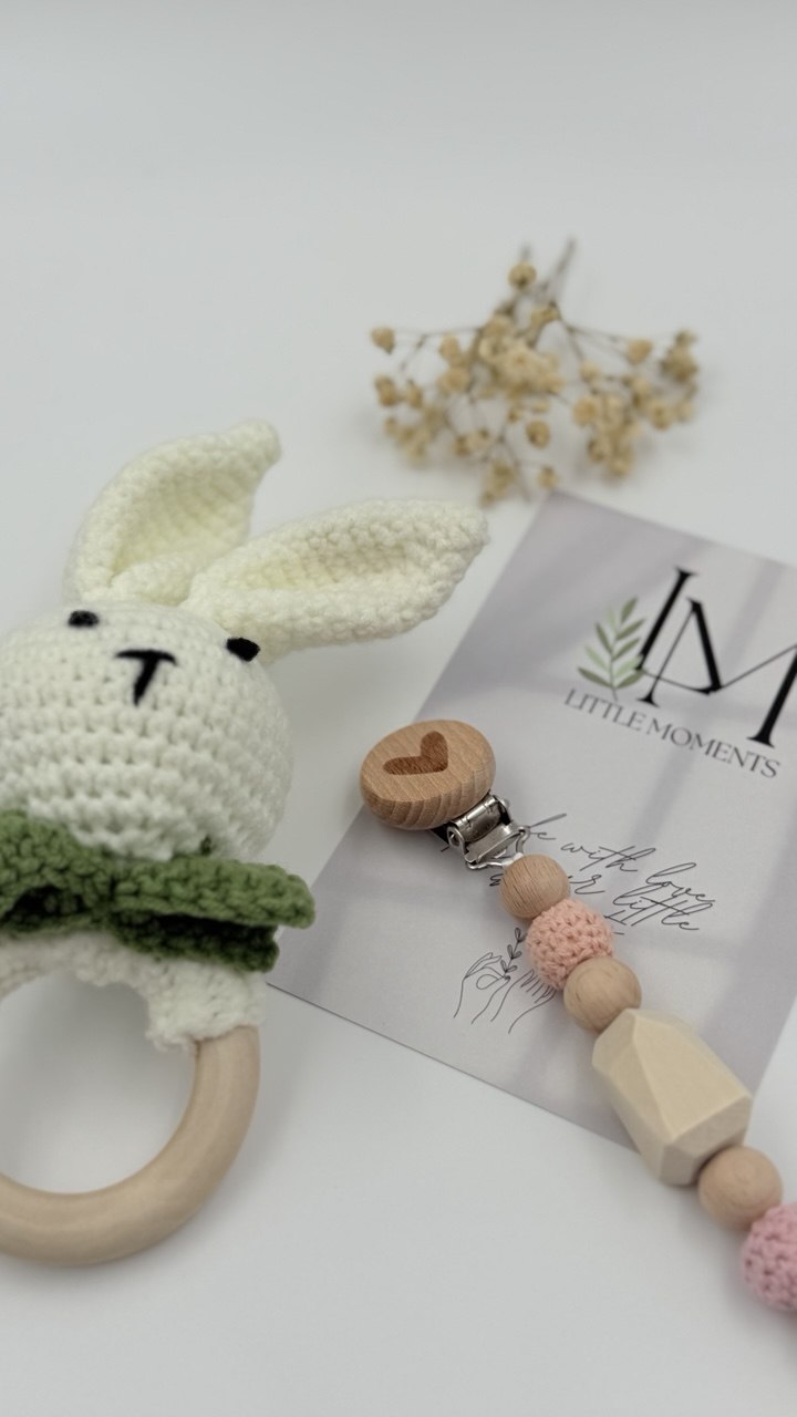Geschenkset für Babys mit Hase